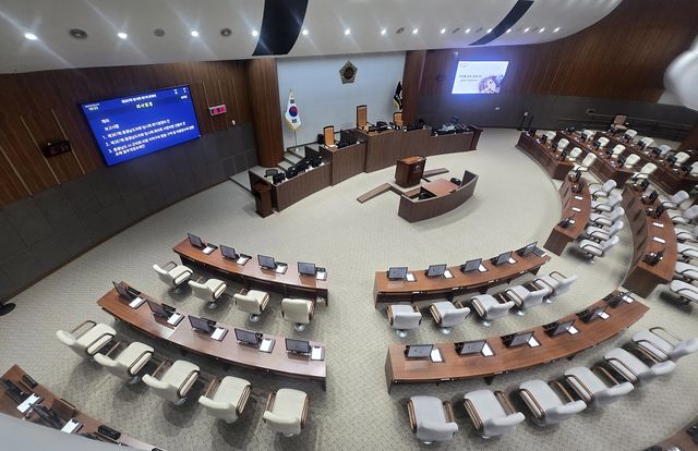 충남도의회 본회의장