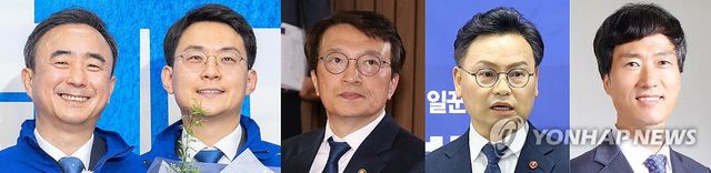 더불어민주당 임문영-박지원-김의겸-김성범-박형룡 재보선 전략공천