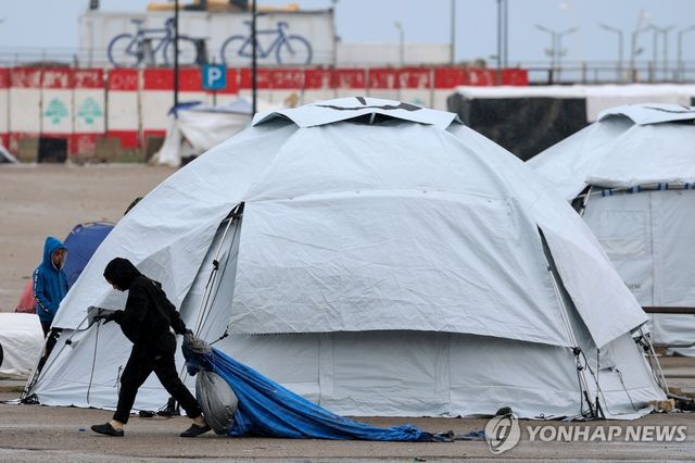 레바논 베이루트의 공동 대피소