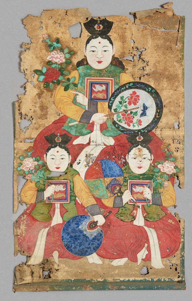 '서울 금성당 무신도' 중 '삼궁애기씨'