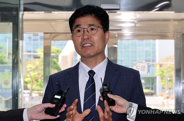 이원택 전북도지사후보, 경찰 출석