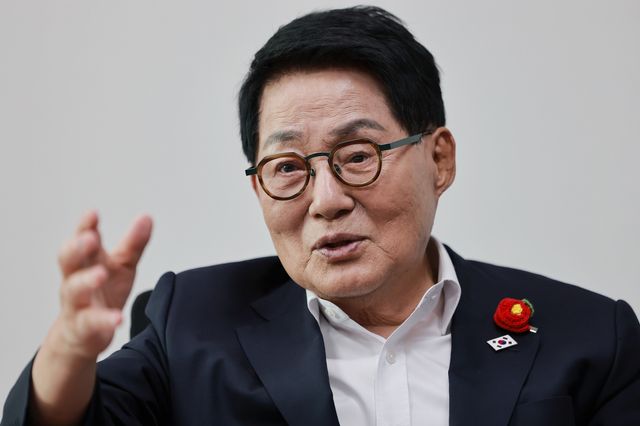 국회의장 선거 출마하는 민주당 박지원 의원