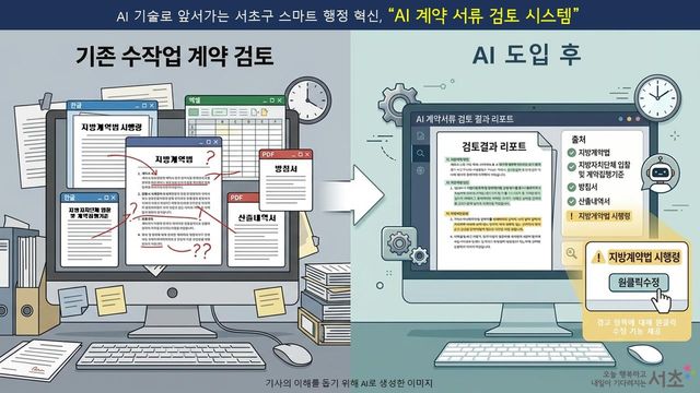 서초구 AI 계약 서류 검토 시스템