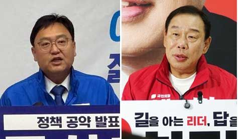 세종시장 선거 출마한 조상호 민주당·최민호 국민의힘 후보