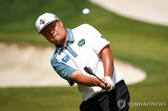 임성재의 2라운드 경기 모습 