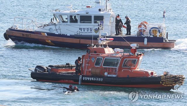 실전 같은 훈련 '여객선 화재'