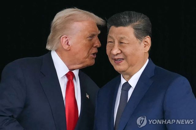 도널드 트럼프 미국 대통령과 시진핑 중국 국가주석