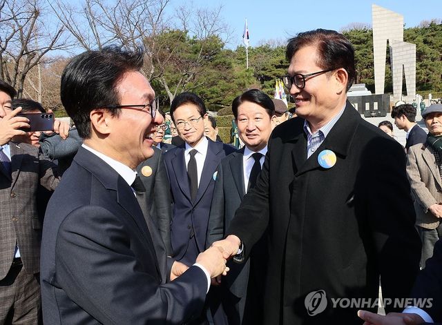 김민석 총리와 송영길 전 대표