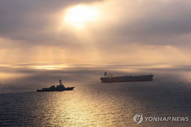 대이란 해상봉쇄 작전을 수행 중인 미군