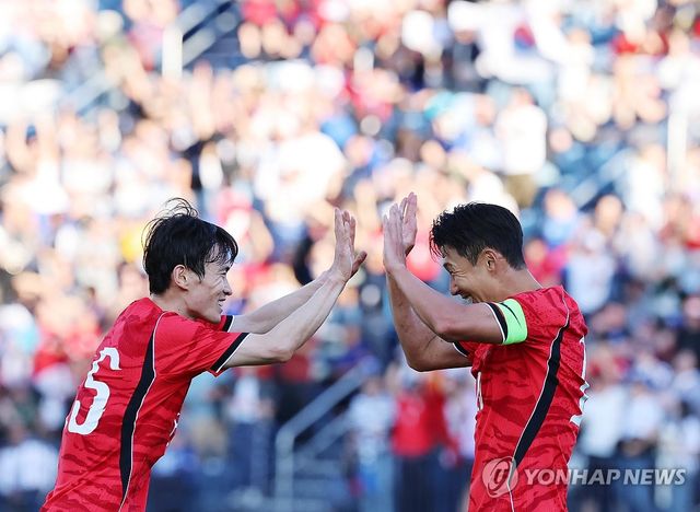 홍명보호, 트리니다드토바고 5-0 완파…손흥민·조규성 멀티골