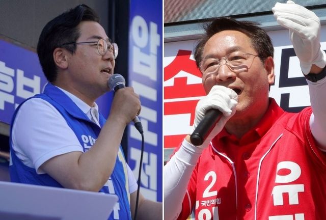 박찬대·유정복 인천시장 후보