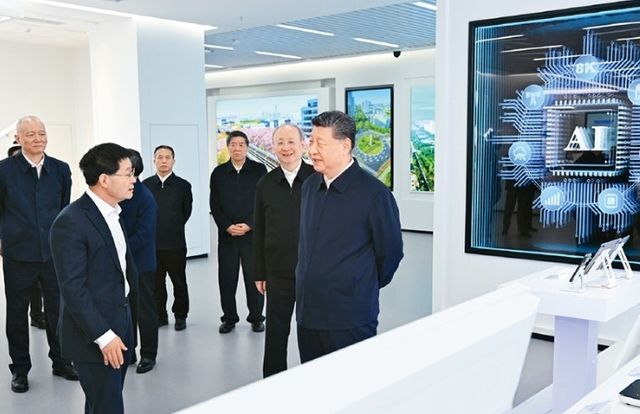 2월 9일 베이징 현지시찰 중인 시진핑 중국 국가주석