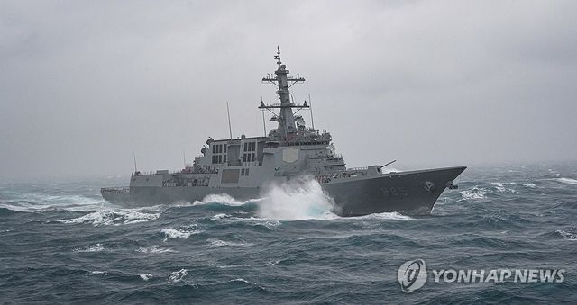 정조대왕함, 해군제주기지 향해 항진