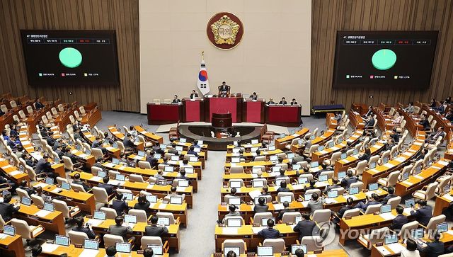 국회 본회의 모습