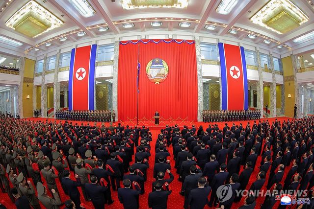 김정은, 북한 헌법절 기념 의식에 참석