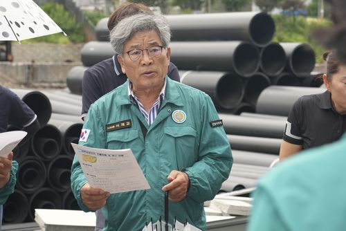 현장 점검하는 이재갑 시의원