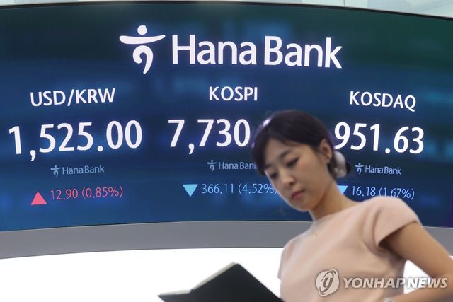 코스피 하락 마감