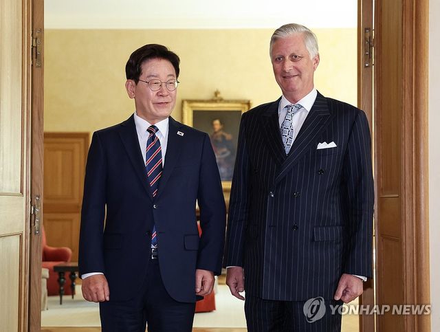 이재명 대통령과 벨기에 국왕