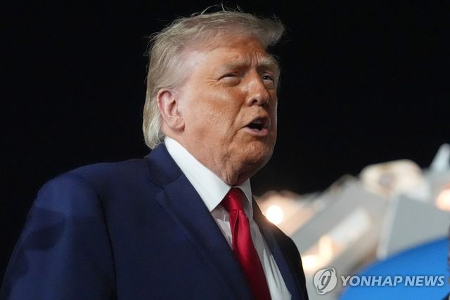 도널드 트럼프 미국 대통령