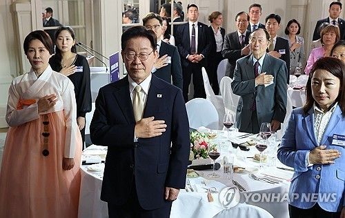 이재명 대통령, 벨기에 동포 만찬간담회 참석