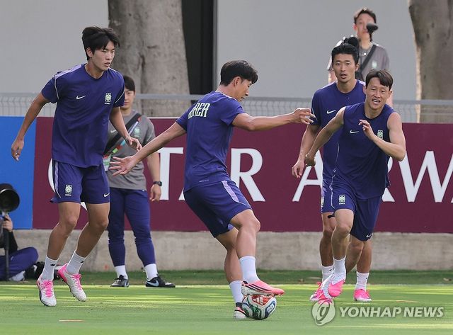 체코전 앞두고 맹훈련