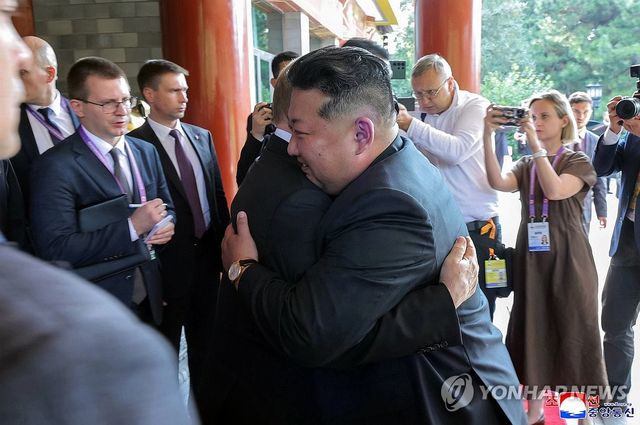 김정은, 푸틴과 회담