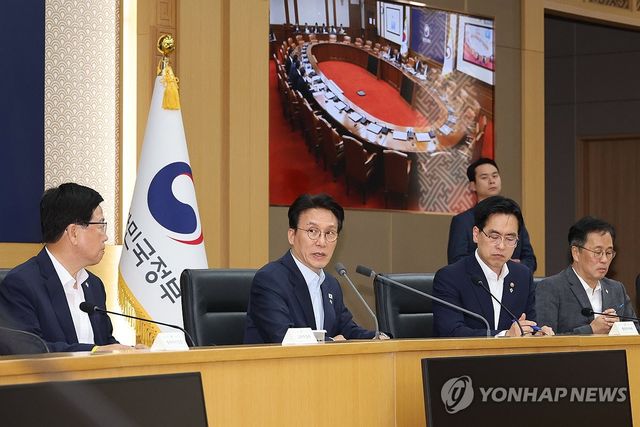 '국민 참정권 침해' 관계장관회의 주재하는 김민석 총리
