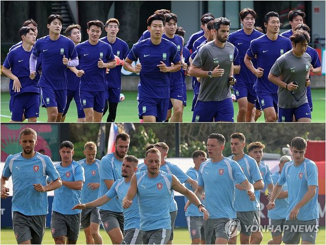 2026 북중미 월드컵, 조별리그 1차전 앞둔 한국-체코
