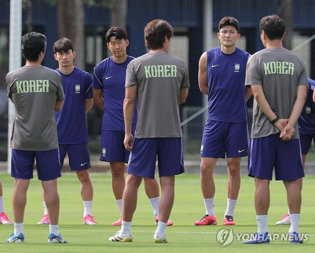 비장한 축구 대표팀