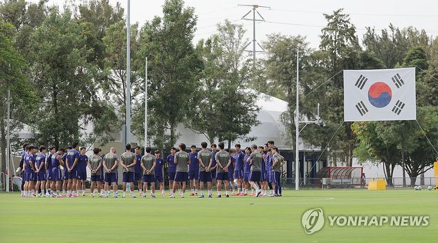 비장한 축구 대표팀