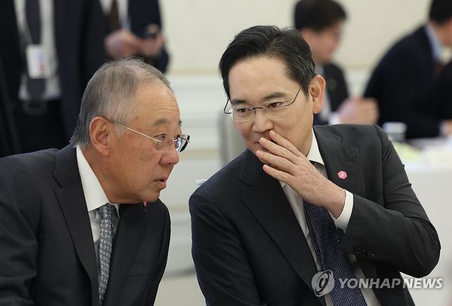 이재용 회장과 류진 회장