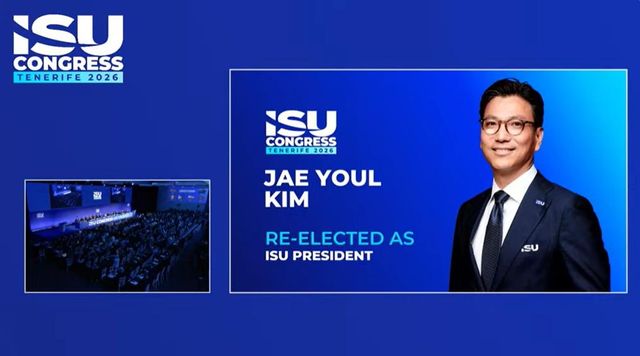 재선에 성공한 김재열 ISU 회장