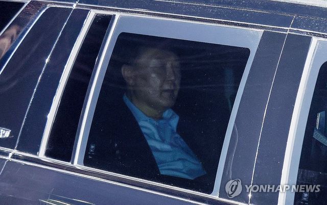 윤석열 대통령, 서울구치소 도착