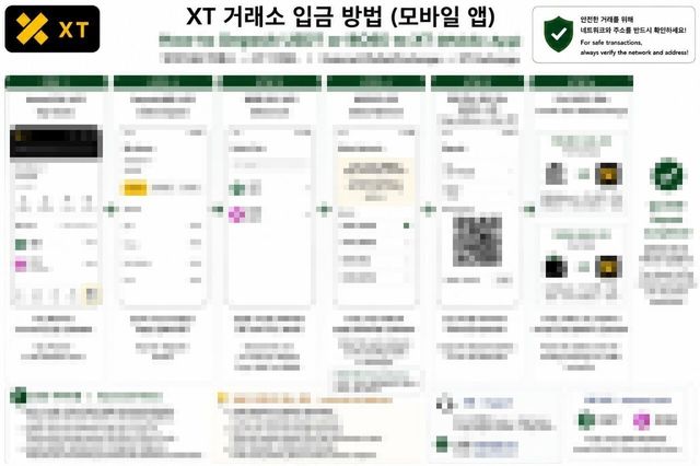 'A 디지털 자산 거래소'의 텔레그램 단체대화방에 올라온 XT닷컴 이용법 안내문. [독자 제공. 재판매 및 DB 금지]