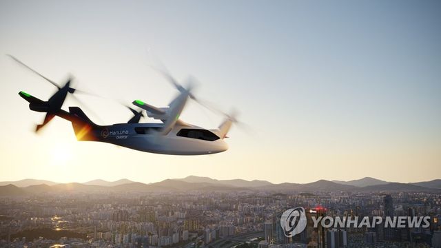 미국 오버에어와 공동개발한 UAM 기체 '버터플라이'