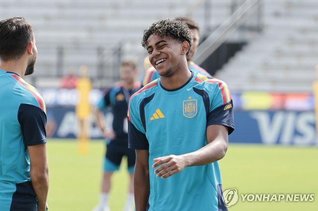 14일(현지시간) 미국 조지아주 애틀랜타에서 훈련하는 야말