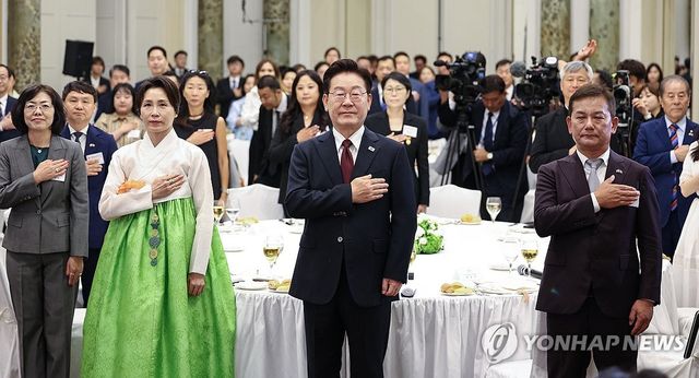 이재명 대통령 부부, 동포 오찬 간담회 참석