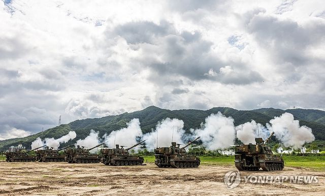육군 수도군단, 철원서 통합 포탄 사격 훈련 실시