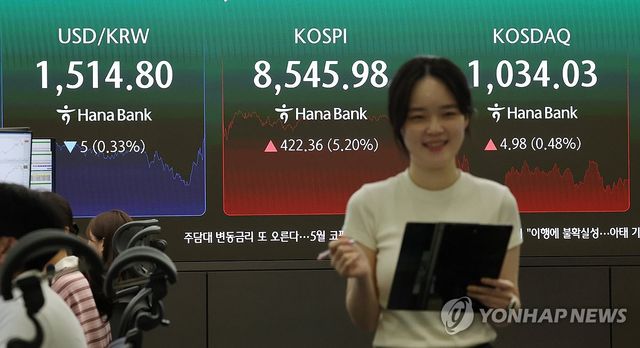 코스피, 전쟁 먹구름 걷히자 상승마감
