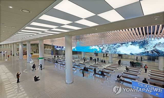 2024년 인천공항 제2여객터미널 확장구역 모습