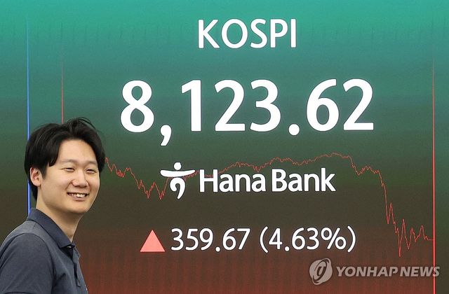 코스피, 다시 8천피