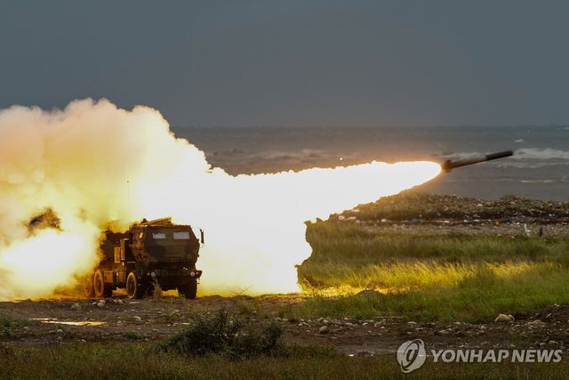 록히드 마틴의 하이마스 발사 장면