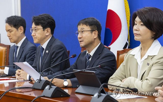 한병도 원내대표, 원내대책회의 발언