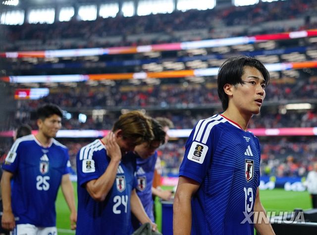 네덜란드와 2-2로 비긴 일본 대표팀