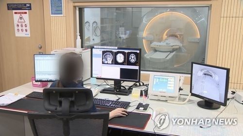 MRI 촬영 모습
