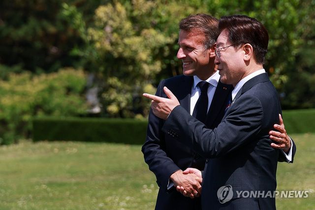 이재명 대통령, G7 환영식 참석
