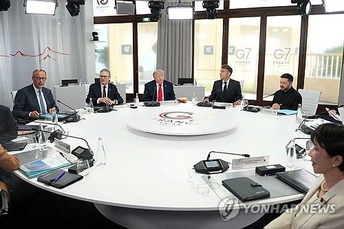 프랑스 에비앙에서 열린 G7 정상회의