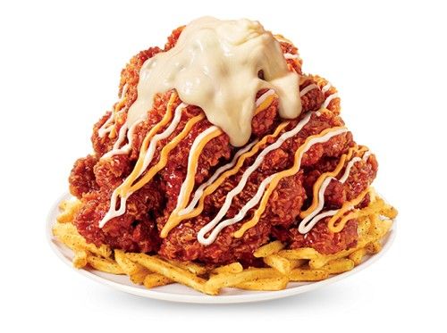 맘스터치 '핫치즈밤' 빅싸이순살맥스 제품 이미지