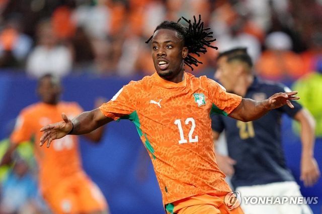 코트디부아르 축구대표팀의 와히.