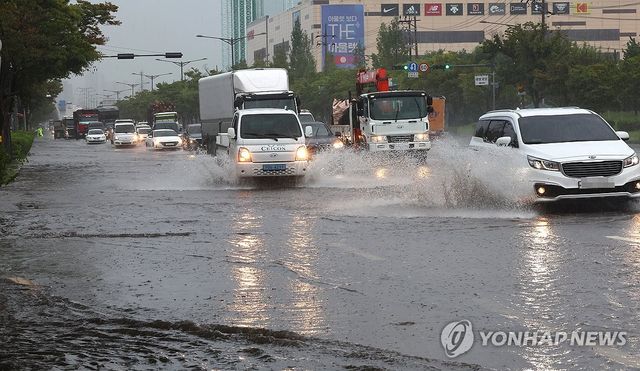 차량 물보라 